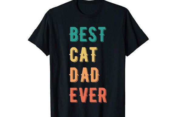 Best Cat Dad Ever Svg Png T-shirt