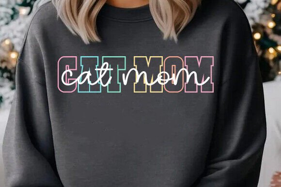 Cat Mom SVG Design Review for Embroidery Projects