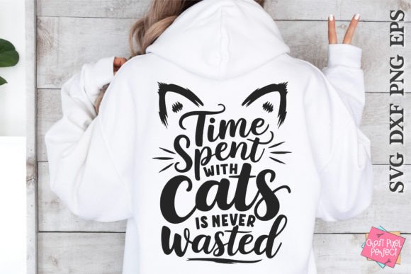 Cat Quote Svg for Embroidery Projects
