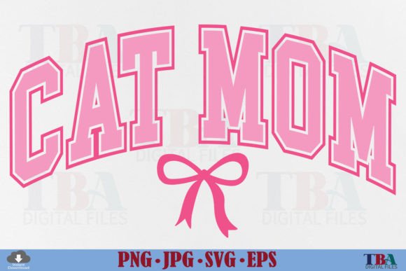 Coquette Cat Mom SVG Pink Bow Design Review