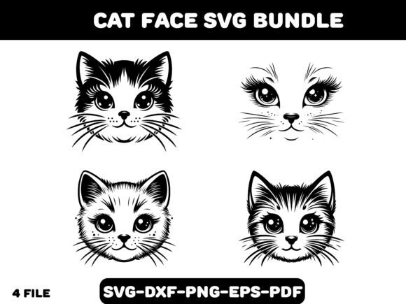 Cute Cat Face Svg Bundle Review