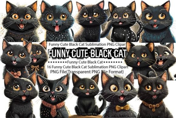 Funny Cute Black Cat Sublimation Bundle Review