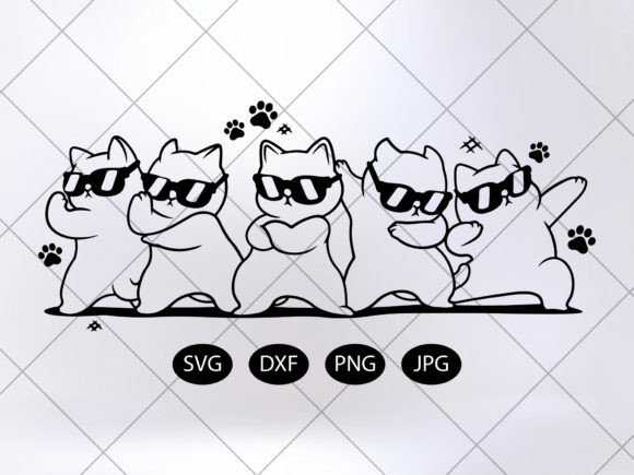 Gangster Cat Meme Svg Review for Embroidery Projects