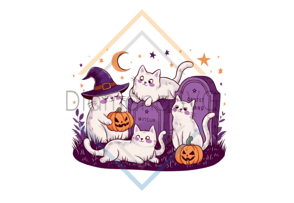 Ghost Cat Halloween SVG Review for Embroidery Projects