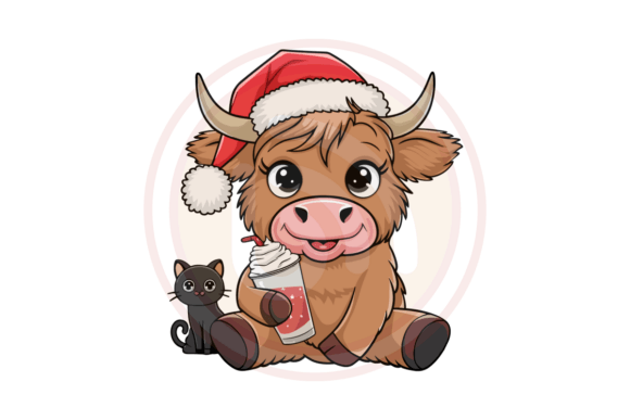 Highland Cow Christmas Svg, Black Cat Review