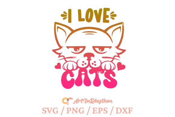 I Love Cats Svg Cat Lover Svg Review
