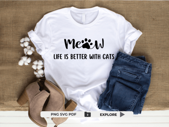 Life is Better with Cats Shirt Svg Review
