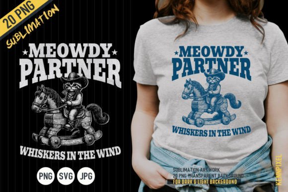 Meowdy Partner Cowboy Cat Shirt Design Review