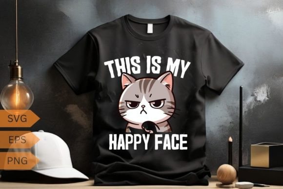 This Is My Happy Face Cat Svg Review